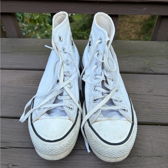 Converse Shoes - Converse White High-Top Sneakers